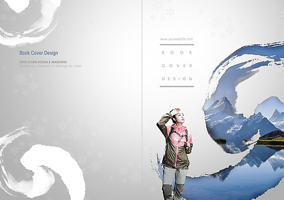 PSD 템플릿 편집 표지디자인 북디자인 출판디자인 계절 여자 표지 여행 백그라운드 겨울 북커버 배낭 레저 산 한명 서기 사람 동양인 팜플렛 성인 강 등산 트래킹 한국인 눈 눈송이 등산복 여자만 여자한명만 성인여자만 성인만 이미지템플릿 자연요소 1 옷 가방 모션 날씨 눈_날씨 인종 파일형식
