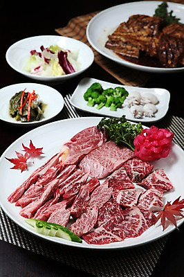 포토 JPG 접시 단풍 채소 식재료 검은배경 반찬 오이 생고기 육류 사람없음 아웃포커스 소고기 브로콜리 갈비 대나무발 양념갈비 꼴뚜기 국내포토 식기 음식 백그라운드 잎 연체동물 촬영기법 검은색 수중동물 파일형식