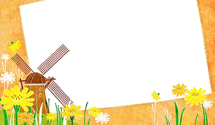 PSD 식물 시설물 건축물 계절 꽃 종이 백그라운드 일러스트 자연 안내 프레임 풍경 사람없음 건물 봄 풍차 메모지 알림 봄배경 국내일러스트 건축 사무용품 생태계 파일형식