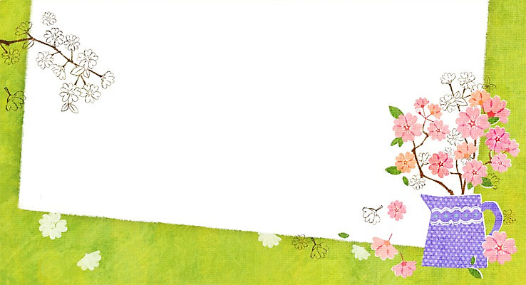 PSD 식물 계절 꽃 종이 백그라운드 일러스트 자연 안내 프레임 풍경 사람없음 꽃병 봄 나뭇가지 메모지 알림 봄배경 국내일러스트 나무 사무용품 생태계 파일형식
