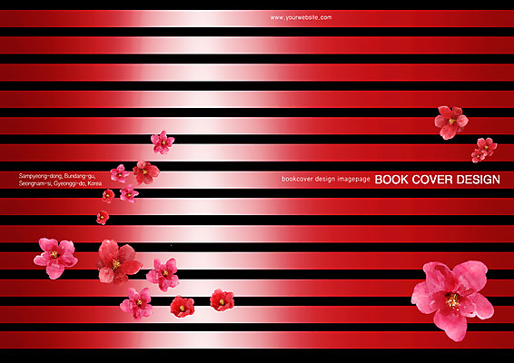 PSD 식물 템플릿 편집 표지디자인 북디자인 출판디자인 표지 꽃 컬러 백그라운드 무늬 패턴 북커버 이벤트 팜플렛 사람없음 빨간색 쇼핑 이미지템플릿 파일형식
