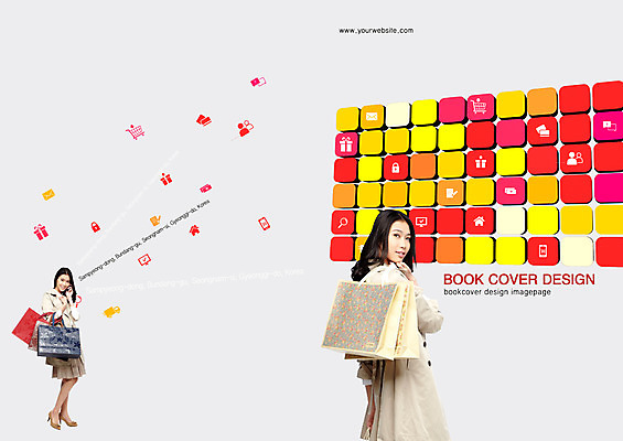 전신 PSD 외국인 템플릿 편집 우먼라이프 표지디자인 북디자인 출판디자인 여자 표지 백그라운드 북커버 서기 웃음 들기 사람 동양인 이벤트 팜플렛 20대 성인 두명 쇼핑 픽토그램 쇼핑백 블록 여자만 성인여자만 청년만 청년여자만 성인만 이미지템플릿 라이프스타일 가방 모션 표정 인종 청년 파일형식