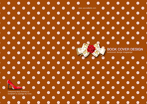 PSD 식물 템플릿 편집 표지디자인 북디자인 잡화 출판디자인 표지 꽃 리본 구두 백그라운드 신발 무늬 패턴 북커버 선물 이벤트 팜플렛 사람없음 빨간색 쇼핑 장미 물방울무늬 하이힐 이미지템플릿 컬러 여성화 파일형식