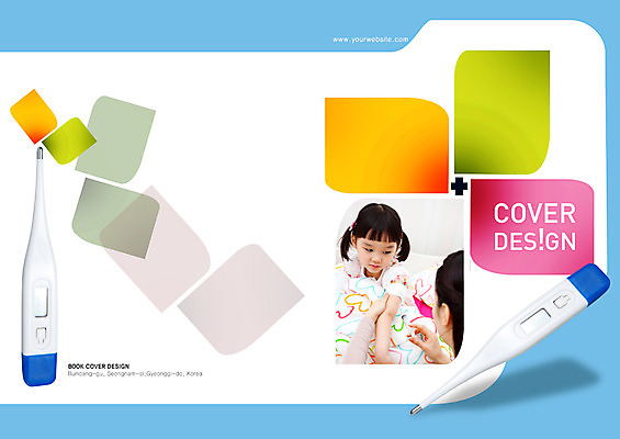 PSD 템플릿 편집 표지디자인 북디자인 출판디자인 여자 표지 어린이 백그라운드 북커버 의학 프레임 주사기 사람 동양인 소녀 팜플렛 성인 두명 치료 한국인 질병 온도계 체온계 소아과 여자만 이미지템플릿 의료기기 병원 인종 파일형식
