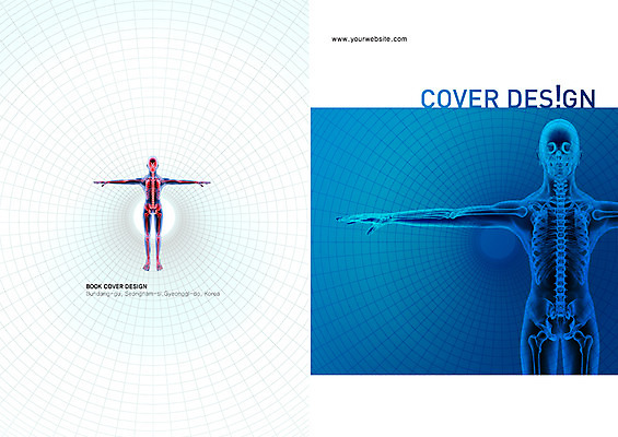 PSD 템플릿 편집 표지디자인 북디자인 출판디자인 표지 백그라운드 신체 북커버 해부 의학 인체모형 팔벌리기 뼈 골격 팜플렛 사람없음 치료 이미지템플릿 모션 모형 파일형식