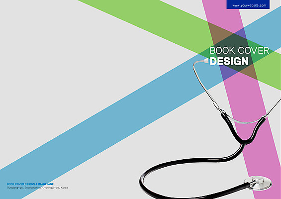 PSD 템플릿 편집 표지디자인 북디자인 출판디자인 표지 선 백그라운드 북커버 의학 청진기 팜플렛 사람없음 치료 진료 의료용품 이미지템플릿 의료기기 파일형식