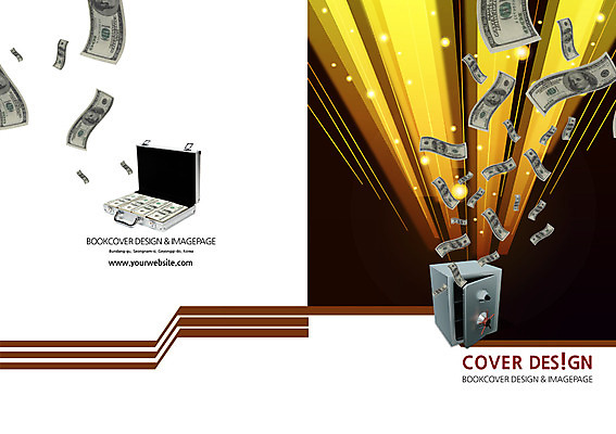 PSD 템플릿 편집 표지디자인 북디자인 출판디자인 표지 백그라운드 지폐 돈 북커버 서류가방 가방 비즈니스 날리기 팜플렛 사람없음 금융 경제 빛 달러 보안 금고 이미지템플릿 잡화 모션 안전 재산 파일형식