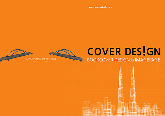 PSD 템플릿 편집 표지디자인 건축물 북디자인 출판디자인 표지 현대건축 건축 컬러 백그라운드 북커버 비즈니스 빌딩 팜플렛 사람없음 주황색 아치 가교 이미지템플릿 건물 파일형식