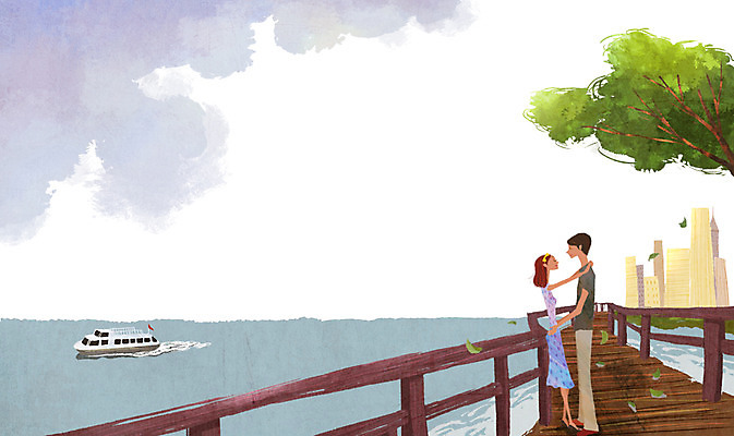 전신 PSD 나무 식물 건축물 커플 여자 남자 행복 호수 커플라이프 데이트 일러스트 안기 함께함 사랑 서기 사람 성인 두명 건물 마주보기 다정 유람선 가교 선박 성인만 국내일러스트 라이프스타일 건축 감정 컨셉 수상교통 배_교통 관계 모션 파일형식