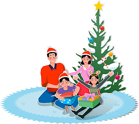 전신 라이프스타일 여자 기념일 남자 딸 행복 아들 어린이 컨셉 크리스마스 일러스트 산타모자 가족 엄마 함께함 선물 들기 사람 앉기 소녀 이벤트 소년 여러명 성인 라이프 선물상자 크리스마스트리 화목 카펫 피규어 방울 아빠 페이퍼아트 종이공예 국내일러스트 AI파일 모자_잡화 감정 다수 관계 모션 생활 장식 상자 미니어처 공예 파일형식 벡터