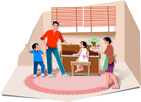 전신 식물 라이프스타일 접시 여자 남자 딸 행복 화분 아들 어린이 악기 컨셉 연주 과일 일러스트 창문 가족 엄마 함께함 서기 들기 사람 소녀 소년 여러명 성인 라이프 앞치마 화목 카펫 피규어 블라인드 건반 피아노 아빠 페이퍼아트 사과 종이공예 국내일러스트 AI파일 식기 감정 음악 다수 관계 모션 생활 미니어처 커튼 건반악기 공예 파일형식 벡터