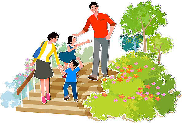 전신 나무 식물 라이프스타일 여자 남자 꽃 딸 행복 아들 어린이 컨셉 일러스트 가족 엄마 함께함 서기 사람 소녀 소년 여러명 성인 라이프 계단 화목 산책 피규어 아빠 페이퍼아트 종이공예 국내일러스트 AI파일 감정 다수 관계 모션 휴식 생활 미니어처 공예 파일형식 벡터