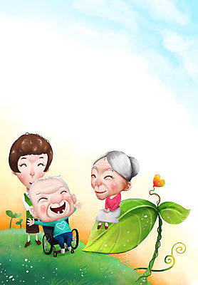 전신 PSD 식물 라이프스타일 여자 노년 남자 행복 일러스트 서기 웃음 사람 앉기 잔디 성인 라이프 세명 실버라이프 노후 새싹 풀 사회 실버 간호 복지 휠체어 노인복지 노인만 성인만 국내일러스트 감정 모션 표정 생활 사회이슈 공동체 파일형식