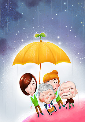 전신 PSD 라이프스타일 여자 노년 남자 행복 일러스트 우산 지팡이 밤하늘 날씨 서기 웃음 사람 앉기 여러명 성인 라이프 실버라이프 노후 새싹 비 사회 실버 빗방울 간호 복지 휠체어 노인복지 노인만 성인만 국내일러스트 자연요소 식물 감정 다수 모션 하늘 표정 생활 비_날씨 야간 사회이슈 공동체 파일형식