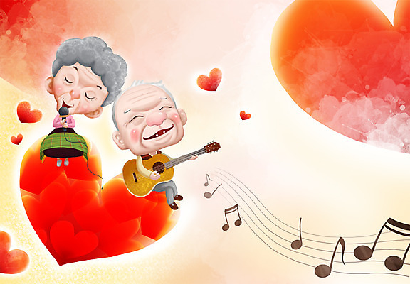 전신 PSD 라이프스타일 여자 노년 남자 행복 악기 음악 연주 음표 일러스트 노래 문화예술 웃음 사람 앉기 성인 두명 라이프 실버라이프 노후 기타 하트 사회 실버 복지 마이크 노인복지 노인만 성인만 국내일러스트 모양 기호 감정 음향기기 모션 현악기 표정 생활 사회이슈 공동체 파일형식