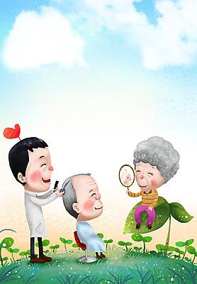 전신 PSD 식물 라이프스타일 여자 노년 남자 행복 의자 일러스트 가위 서기 웃음 사람 앉기 잔디 성인 라이프 세명 실버라이프 노후 새싹 거울 머리빗 사회 실버 이발 복지 노인복지 이발소 노인만 성인만 국내일러스트 감정 가구 모션 문구용품 표정 생활 미용용품 뷰티샵 사회이슈 공동체 파일형식