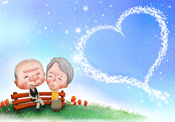 전신 PSD 식물 라이프스타일 부부 커플 여자 노년 남자 꽃 행복 벤치 의자 일러스트 휴식 웃음 사람 앉기 잔디 성인 두명 라이프 실버라이프 노후 노부부 하트 사회 실버 복지 노인복지 노인만 성인만 국내일러스트 모양 감정 가구 컨셉 관계 모션 표정 생활 사회이슈 공동체 파일형식