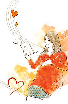 모양 PSD 우먼라이프 라이프스타일 응시 여자 행복 일러스트 엄마 한명 웃음 들기 사람 앉기 상반신 성인 라이프 책 독서 임산부 임신 하트 출산 보호 태교 설레임 여자만 여자한명만 성인여자만 성인만 국내일러스트 1 시선 감정 컨셉 가족 모션 표정 생활 파일형식