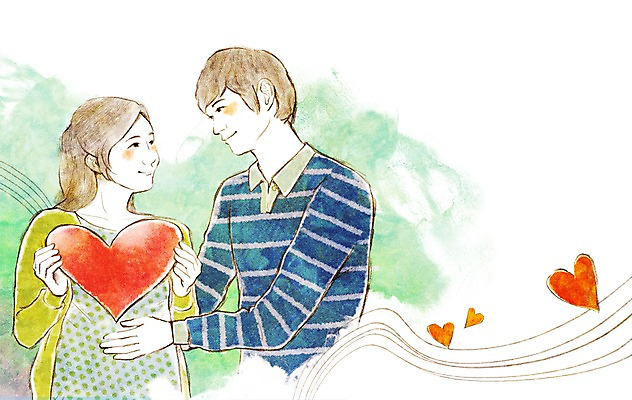 PSD 우먼라이프 라이프스타일 부부 커플 응시 여자 남자 행복 일러스트 엄마 남편 서기 웃음 들기 사람 상반신 성인 두명 라이프 임산부 임신 하트 아내 출산 아빠 보호 태교 설레임 성인만 국내일러스트 모양 시선 감정 컨셉 가족 관계 모션 표정 생활 파일형식