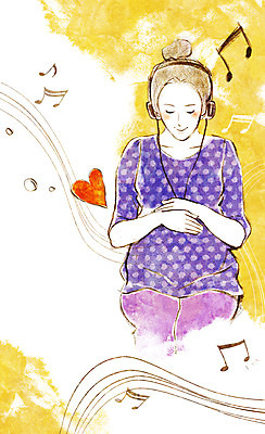 PSD 우먼라이프 라이프스타일 여자 행복 음악 이어폰 음표 일러스트 엄마 한명 웃음 사람 앉기 상반신 성인 라이프 눈감음 헤드셋 임산부 임신 음악감상 하트 잡기 출산 보호 태교 설레임 여자만 여자한명만 성인여자만 성인만 국내일러스트 모양 1 기호 감정 음향기기 컨셉 가족 모션 문화예술 표정 생활 헤드폰 감상 파일형식