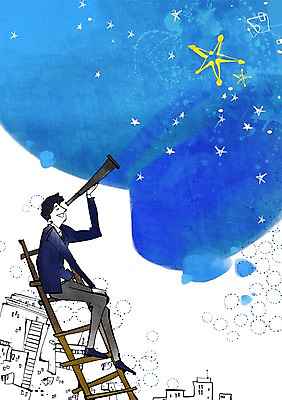 전신 PSD 응시 남자 별 백그라운드 일러스트 비즈니스 사다리 밤하늘 한명 들기 사람 앉기 정장 빌딩 성인 건물 망원경 관찰 직장인 비즈니스맨 관측 남자만 남자한명만 성인남자만 성인만 국내일러스트 자연요소 직업 1 건축물 시선 옷 모션 하늘 도구 야간 파일형식