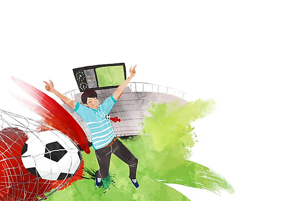 전신 PSD 남자 스포츠 일러스트 축구공 공 응원 한국 한명 서기 웃음 사람 손짓 경기 성인 손들기 스크린 파이팅 축구 경기장 기쁨 자신감 호루라기 골대 흥분 열정 전광판 열광 골 남자만 남자한명만 성인남자만 성인만 월드싸커 국내일러스트 1 감정 아시아 축구용품 스포츠시설 모션 표정 구기 파일형식