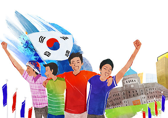 PSD 건축물 남자 일러스트 응원 어깨동무 거리 한국 서기 웃음 사람 손짓 여러명 상반신 성인 건물 손들기 파이팅 기쁨 깃발 자신감 국기 태극기 흥분 열정 열광 시청 남자만 성인남자만 성인만 국내일러스트 건축 감정 아시아 포즈 다수 모션 표정 관공서 파일형식