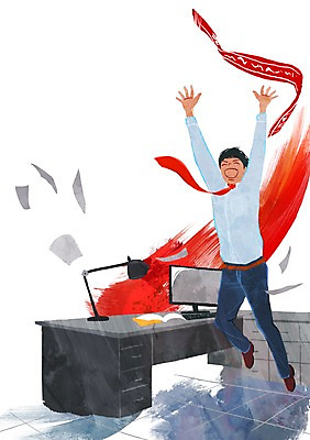 전신 PSD 남자 일러스트 응원 날리기 한국 한명 웃음 사람 성인 책 컴퓨터 사무실 달리기 손들기 모니터 점프 파이팅 기쁨 응원용품 스탠드 자신감 책상 흥분 문서 열정 열광 남자만 남자한명만 성인남자만 성인만 국내일러스트 1 감정 아시아 가구 비즈니스 모션 조명 표정 전자제품 오브젝트 파일형식