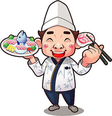 전신 직업 캐릭터 접시 남자 음식 일러스트 홍보캐릭터 젓가락 요리사모자 어류 한명 서기 들기 사람 성인 요식업 식당 요리사 초밥 회 알림 음식점캐릭터 일식집 횟집 일본음식 남자만 남자한명만 성인남자만 성인만 일러캐릭터 AI파일 모자_잡화 1 식기 산업 모션 수저 상점 수중동물 파일형식 벡터