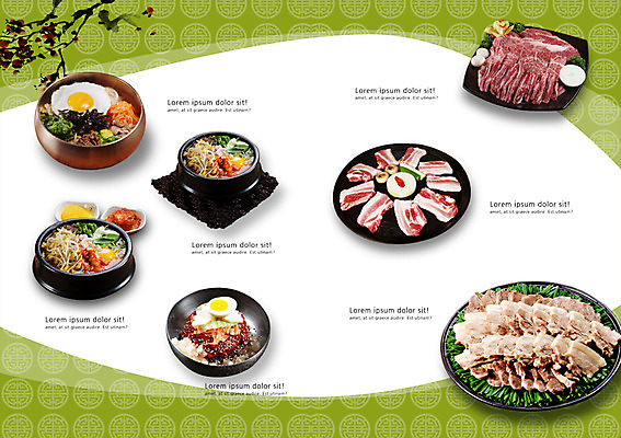 PSD 템플릿 편집 한국문화 한국전통 그릇 접시 표지디자인 북디자인 출판디자인 내지 한식 음식 백그라운드 무늬 패턴 채소 북커버 고추 양파 김치 한국 생고기 육류 돼지고기 팜플렛 사람없음 요식업 식당 버섯 소고기 뚝배기 삼겹살 단무지 비빔밥 냉면 부추 파 비빔냉면 콩나물국밥 이미지템플릿 동양문화 전통 식기 산업 아시아 식재료 여름음식 상점 국밥 파일형식