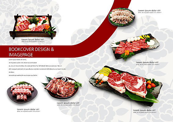 PSD 템플릿 편집 한국문화 한국전통 그릇 접시 표지디자인 북디자인 출판디자인 꽃 내지 한식 음식 백그라운드 무늬 꽃무늬 패턴 채소 북커버 방울토마토 호박 양파 한국 생고기 육류 돼지고기 팜플렛 사람없음 요식업 식당 버섯 소고기 삼겹살 갈비 양념갈비 꽈리 이미지템플릿 식물 동양문화 전통 식기 산업 아시아 토마토 식재료 상점 파일형식