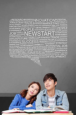 PSD 편집 편집이미지 학생 배너 커플 여자 교육 남자 대학생 말풍선 생각 상상 탁자 새출발 새로움 프레임 사람 앉기 동양인 상반신 20대 성인 두명 책 기댐 펼침 한국인 올려보기 알림 책상 청년만 성인만 이미지편집 가구 컨셉 관계 모션 인종 청년 출발 파일형식