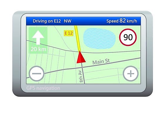 EPS 해외이미지 도로 여행 지도 일러스트 통신 항해 컴퓨터 글로벌 스크린 장비 인공위성 탐험 강의 방향 시스템 네비게이션 해외202004 해외일러스트 길 배_교통 교통시설 전자제품 파일형식 벡터 이미지허브