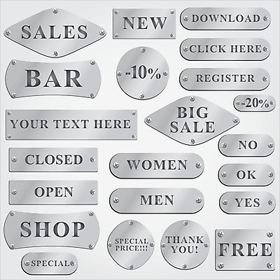 EPS 해외이미지 접시 디자인 백그라운드 일러스트 프레임 빛 금속 회색 나사 바 그리기 은색 철 사인 그림 직사각형 명패 엘리먼트 옛날 철강 세련 해외202004 해외일러스트 도형 식기 컬러 모션 재질 공구 파일형식 벡터 이미지허브