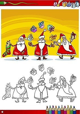 EPS 해외이미지 디자인 노년 남자 백그라운드 크리스마스 겨울 일러스트 색연필 양말 크리스마스선물 여러명 선물상자 세트 산타클로스 그림 코믹 크리스마스양말 색칠공부 노인남자만 해외202004 해외일러스트 계절 기념일 다수 크리스마스장식 학용품 선물 사람 성인 학습 상자 색칠 남자만 노인만 파일형식 벡터 이미지허브