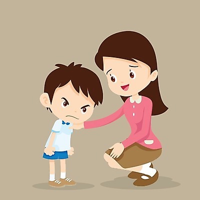 EPS 해외이미지 학생 여자 교육 남자 어린이 일러스트 학교 대화 소년 성인 두명 교사 분노 해외202004 달래기 해외일러스트 직업 감정 모션 말하기 사람 파일형식 벡터 이미지허브