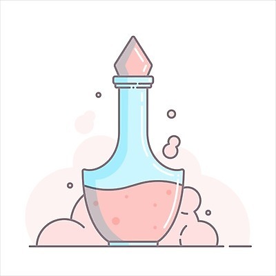 EPS 해외이미지 디자인 과학 백그라운드 컨셉 일러스트 미술 독약 액체 영혼 초승달 신비 문신 심볼 윤곽 마법 물약 고딕 엘리먼트 화학물질 스타일 해외202004 해외일러스트 문화예술 약 달 화학 파일형식 벡터 이미지허브