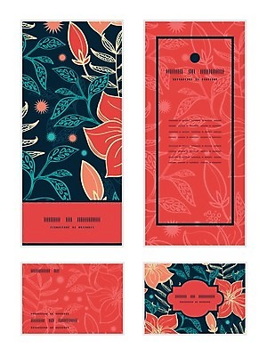 EPS 해외이미지 패턴 일러스트 세로 세트 신용카드 감사 초대 해외202004 해외일러스트 감정 무늬 금융 파일형식 벡터 이미지허브