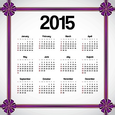 EPS 해외이미지 디자인 리본 백그라운드 일러스트 비즈니스 새로움 그래픽 장식 숫자 보라색 회색 달력 시간 날짜 황금 12월 4월 6월 9월 11월 5월 연도 제비꽃 활 심플 2015년 일요일 1월 8월 10월 7월 2월 월 목요일 수요일 엘리먼트 월요일 토요일 화요일 해외202004 해외일러스트 문자 꽃 컬러 컨셉 요일 파일형식 벡터 이미지허브