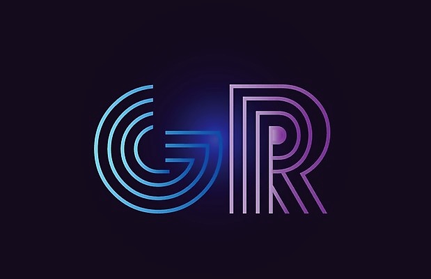 EPS 해외이미지 모양 템플릿 디자인 알파벳 선 분홍색 백그라운드 일러스트 회사 비즈니스 추상 경사 타이포그라피 파란색 흰색 G 편지 심볼 신분 R 엘리먼트 활자 레터링 해외202004 해외일러스트 문자 영어 컬러 무늬 활자판 파일형식 벡터 이미지허브