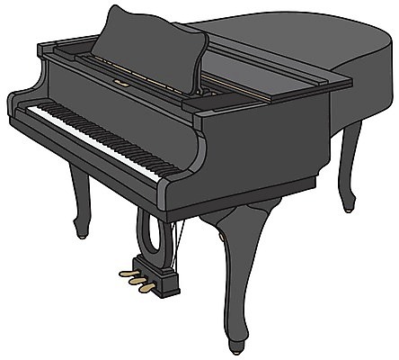 EPS 해외이미지 악기 음악 일러스트 열쇠 목재 검은색 키보드 피아노 클래식 만화 재즈 팝 해외202004 해외일러스트 나무 컬러 컨셉 재료 문화예술 건반악기 파일형식 벡터 이미지허브