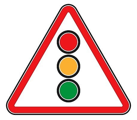 EPS 해외이미지 지도 일러스트 경고 안전 빨간색 흰색 램프 대기 위험 교차로 신호 도로표지판 해외202004 해외일러스트 도로 길 컬러 컨셉 조명 표지판 파일형식 벡터 이미지허브