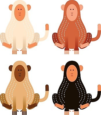 EPS 해외이미지 동물 캐릭터 전통 디자인 행복 실루엣 야생동물 백그라운드 일러스트 포유류 추상 새로움 매달리기 동물원 미술 앉기 그래픽 장식 세트 갈색 중국 흰색 원숭이 아기 플랫 만화 수집 연도 심볼 사인 유인원 침팬지 고립 엘리먼트 해외202004 해외일러스트 일러캐릭터 감정 아시아 컬러 컨셉 무늬 모션 문화예술 촬영기법 사람 파일형식 벡터 이미지허브