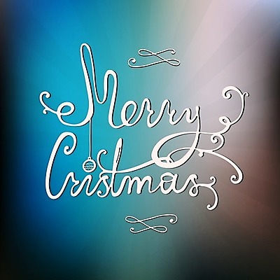 EPS 해외이미지 디자인 백그라운드 크리스마스 일러스트 타이포그라피 사람없음 파란색 흰색 축하 레터링 해외202004 해외일러스트 문자 기념일 컬러 컨셉 파일형식 벡터 이미지허브