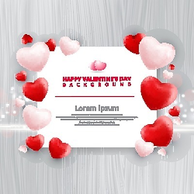 EPS 해외이미지 템플릿 디자인 행복 백그라운드 컨셉 패턴 일러스트 발렌타인데이 사랑 사람없음 그래픽 빨간색 꼬리표 흰색 하트 축하 레이아웃 풍선 2월 마케팅 특별함 해외202004 해외일러스트 모양 감정 컬러 무늬 데이이벤트 라벨 날짜 파일형식 벡터 이미지허브
