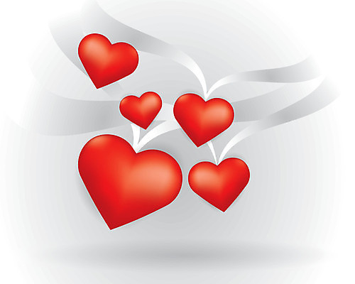 EPS 해외이미지 리본 날개 일러스트 사랑 빨간색 흰색 하트 그룹 심볼 사인 해외202004 해외일러스트 모양 감정 컬러 파일형식 벡터 이미지허브