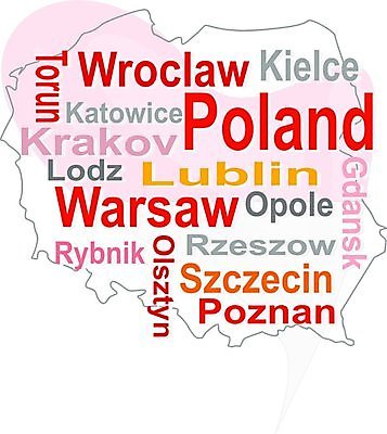 EPS 해외이미지 구름 디자인 유럽 지구 여행 컨셉 지도 일러스트 텍스트 단어 세계 꼬리표 라벨 행성 도시 심볼 대륙 윤곽 커뮤니티 타운 폴란드 고립 브로츠와프 전국 정치 바르샤바 해외202004 해외일러스트 자연요소 문자 나라 프레임 우주 파일형식 벡터 이미지허브