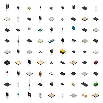 EPS 해외이미지 클립아트 디자인 일러스트 표면 세트 3D 금속 웹 장비 에너지 플랫 수리 플라스틱 심볼 라디오 순환 반도체 전자 스위치 고립 다이오드 전압 제어 콘덴서 프로세서 공급 해외202004 해외일러스트 인터넷 모션 재질 전자제품 디지털합성 파일형식 벡터 이미지허브