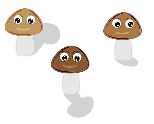 EPS 해외이미지 나무 행복 얼굴 음식 일러스트 자연 그림자 미소 여름 버섯 가을 숲 코믹 곰팡이 그물버섯 식용 채식주의자 해외202004 해외일러스트 식물 계절 감정 표정 신체부위 생태계 채식 파일형식 벡터 이미지허브