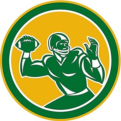 EPS 해외이미지 남자 스포츠 일러스트 공 그래픽 럭비 미식축구 축구 원형 던지기 복고 통과 고립 쿼터백 해외202004 해외일러스트 도형 모션 사람 구기 파일형식 벡터 이미지허브